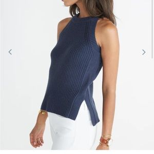 Marine Layer- Vista Sweater Tank, Indigo